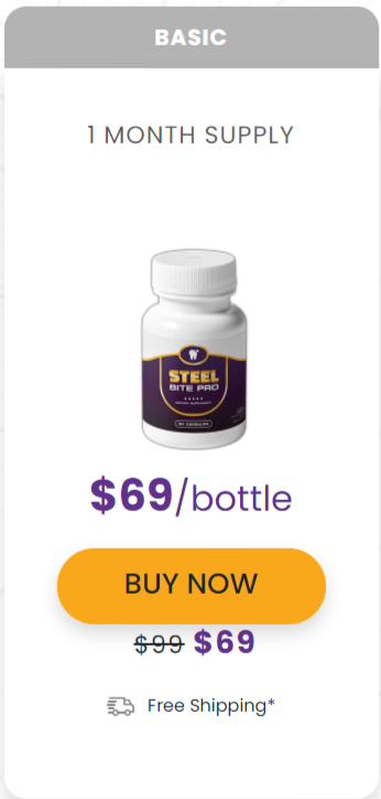 Buy Steel Bite Pro - 1 bottle